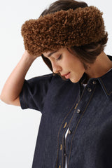Faux Fur Huff Headband by Helen Moore