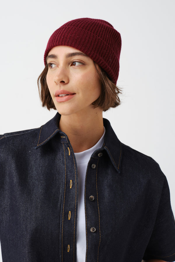 Cashmere Beanie Hat by Helen Moore