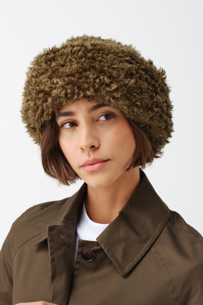 Faux Sheepskin Sherpa Hat