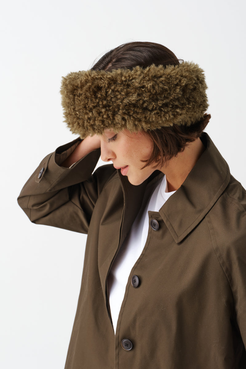 Faux Fur Huff Headband by Helen Moore