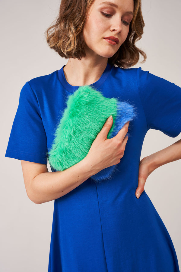 Faux Fur Clutch Bag by Helen Moore