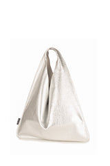 Leather Triangle Bag by Helen Moore