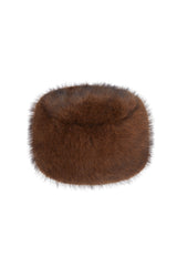 Faux Fur Pillbox Hat