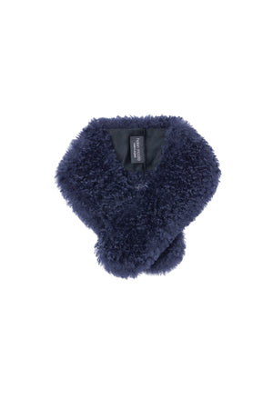Navy Faux Sheepskin