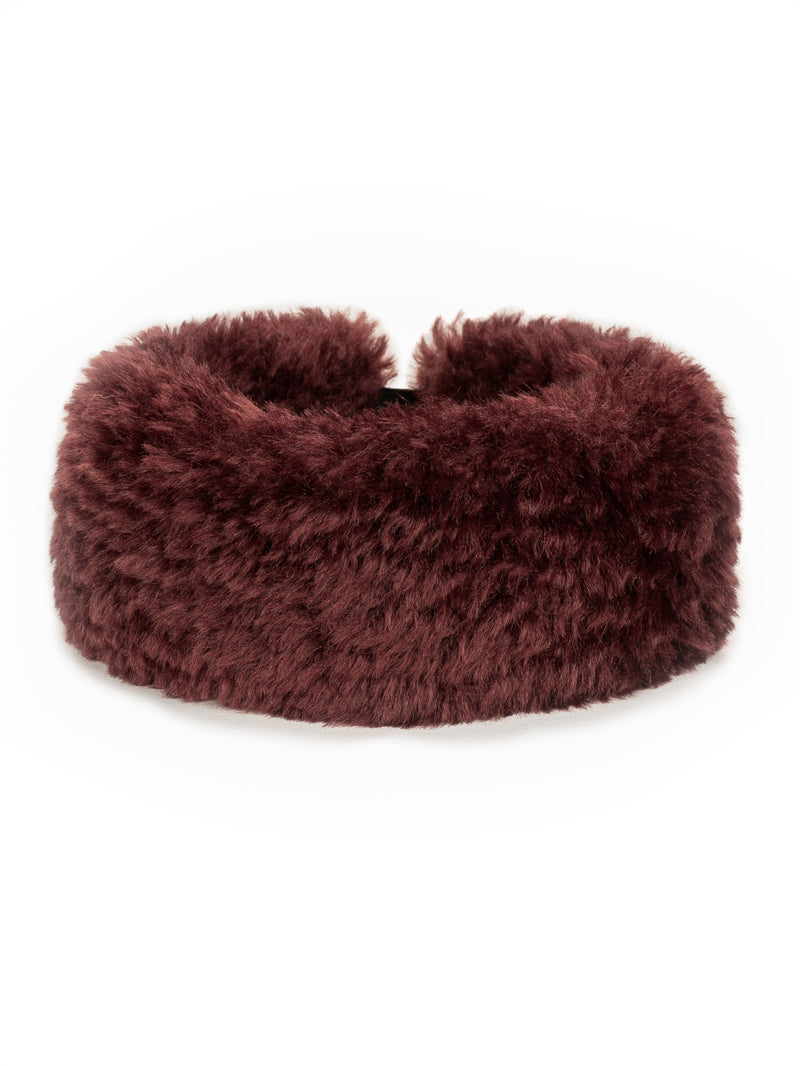 Faux Fur Huff Headband by Helen Moore