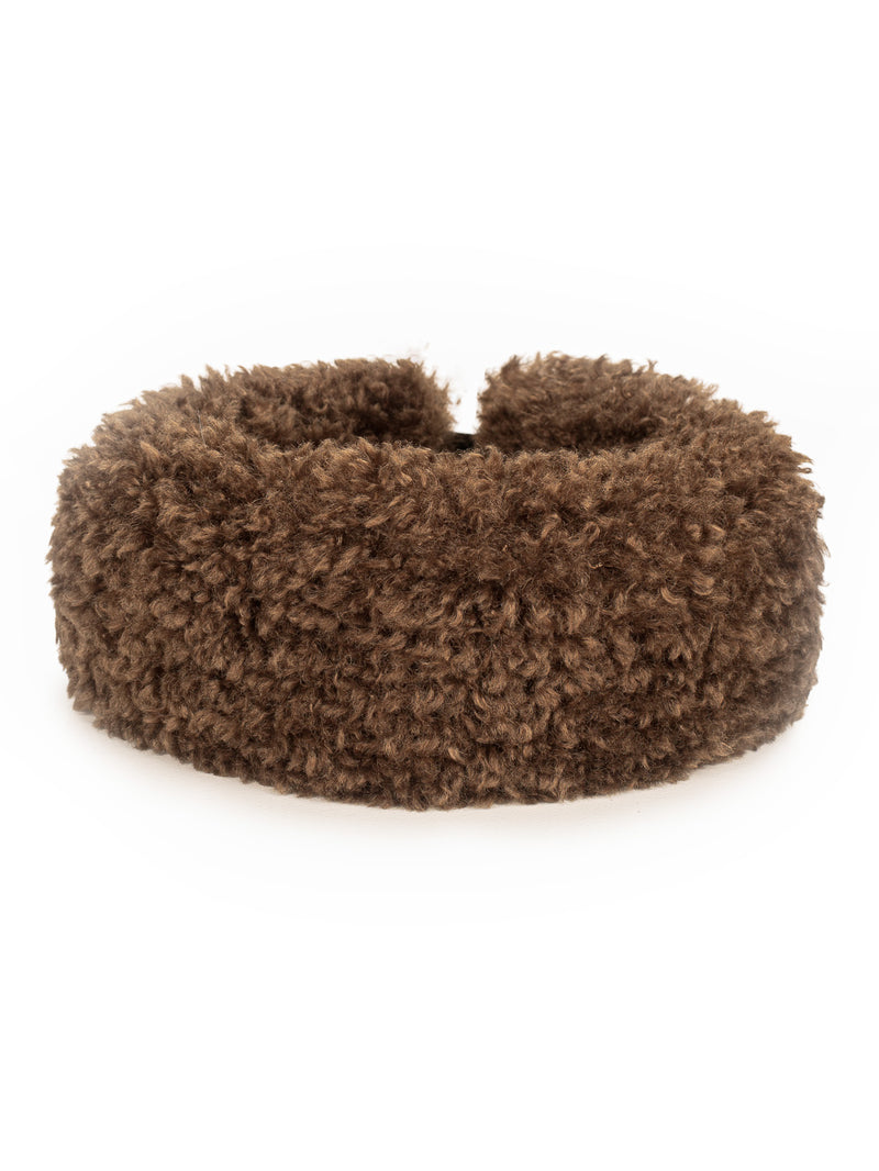 Faux Fur Huff Headband by Helen Moore