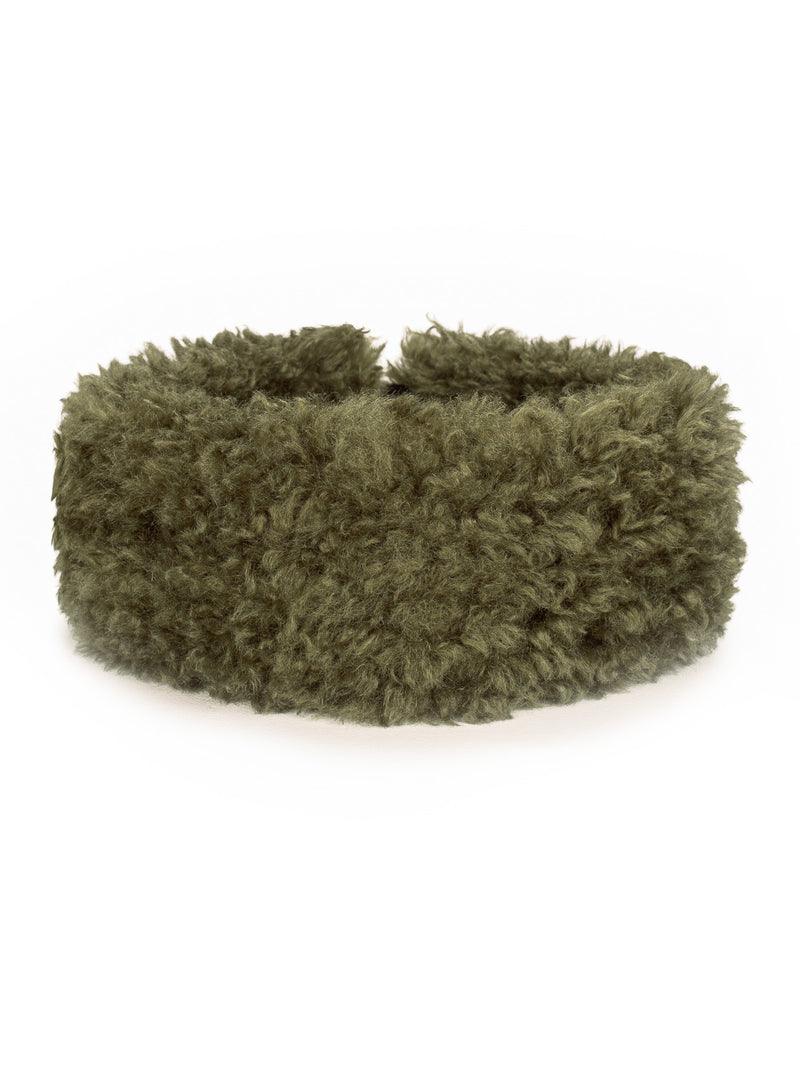 Faux Fur Huff Headband by Helen Moore