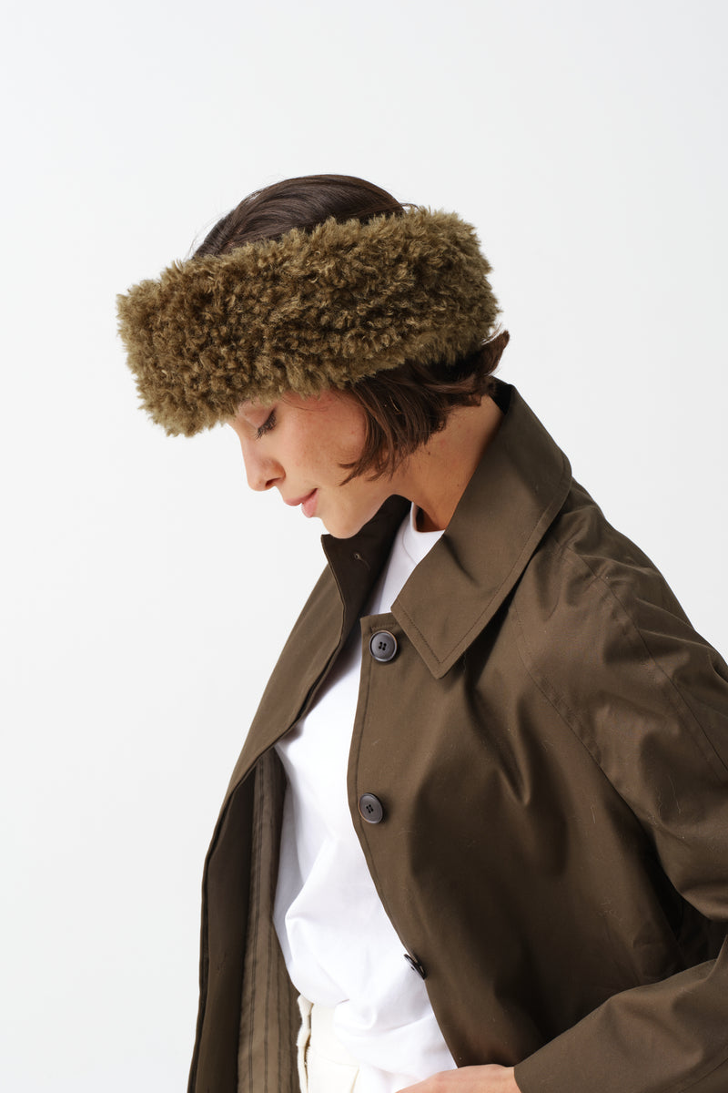 Faux Fur Huff Headband by Helen Moore