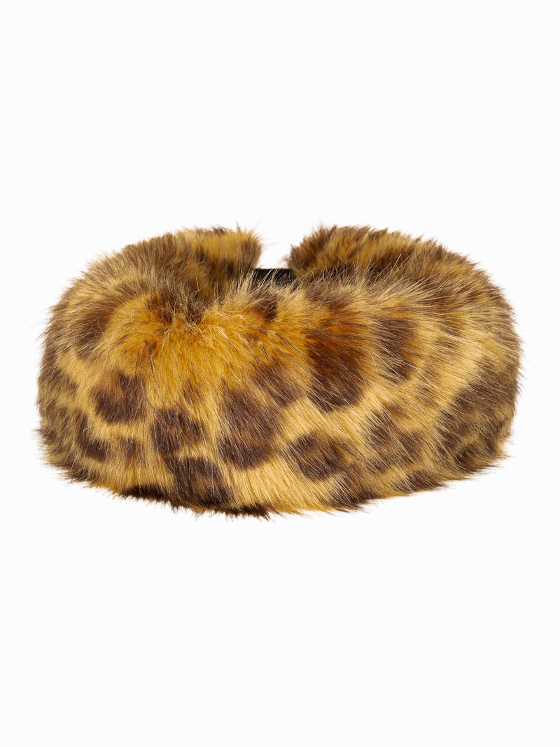 Faux Fur Huff Headband by Helen Moore