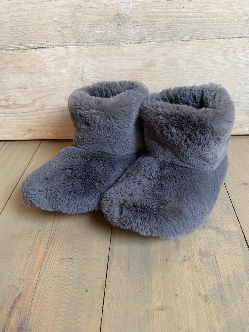 Slipper Boots Grey Cloud by Helen Moore