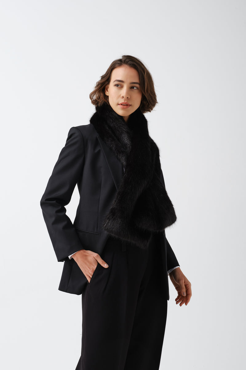 Faux Fur Luxe Scarf by Helen Moore