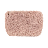 Rose faux sheepskin make up bag by Helen Moore
