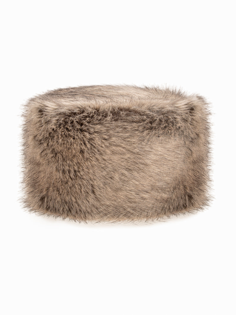 Faux Fur Pillbox Hat β Helen Moore