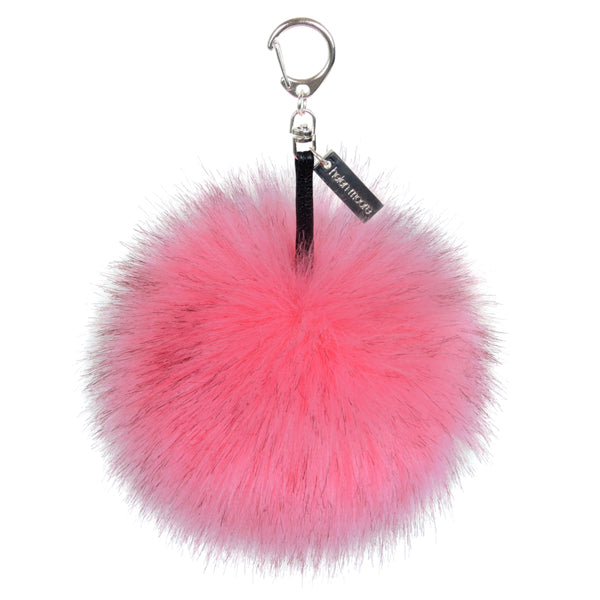 Faux fur Pom Pom Keyring by Helen Moore