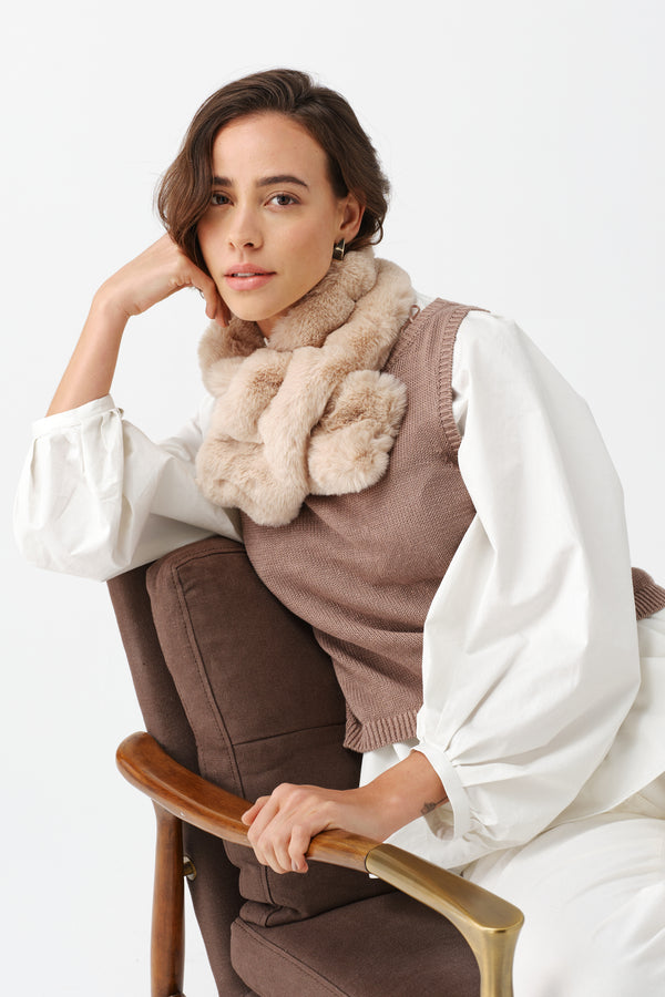 Ruffle Scarf by Helen Moore