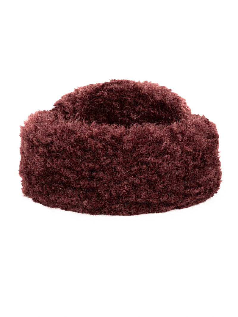 Faux Sheepskin Sherpa Hat