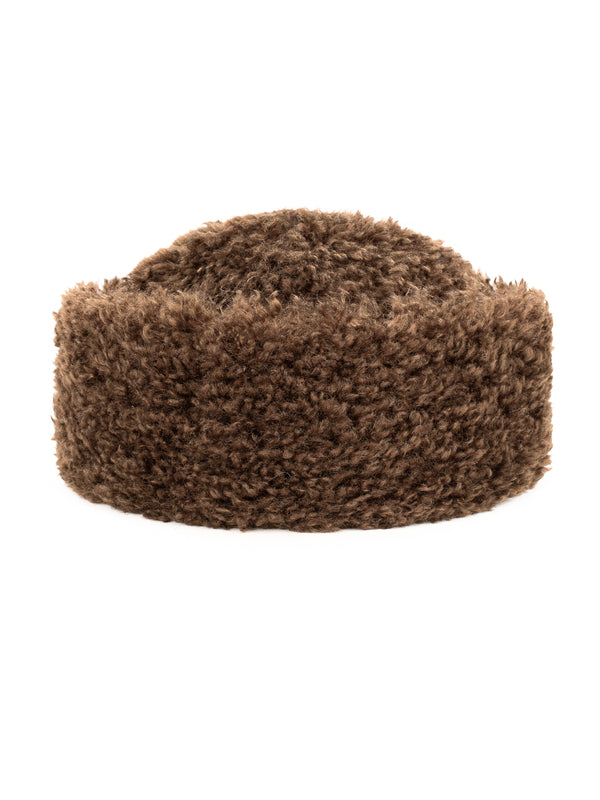 Faux Sheepskin Sherpa Hat
