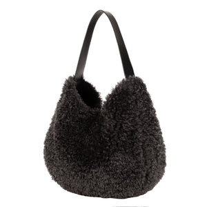 Slate Faux Sheepskin