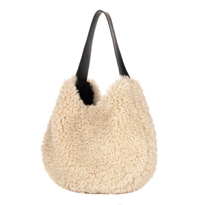 Cream Faux Sheepskin
