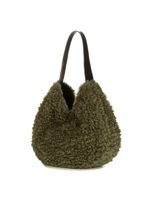 Forest Green Faux Sheepskin