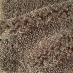 Taupe Faux Sheepskin