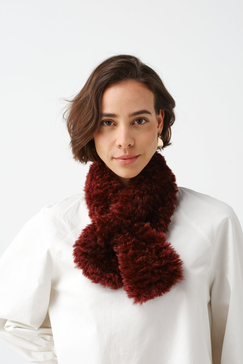 Tiptop Faux Fur Scarf by Helen Moore