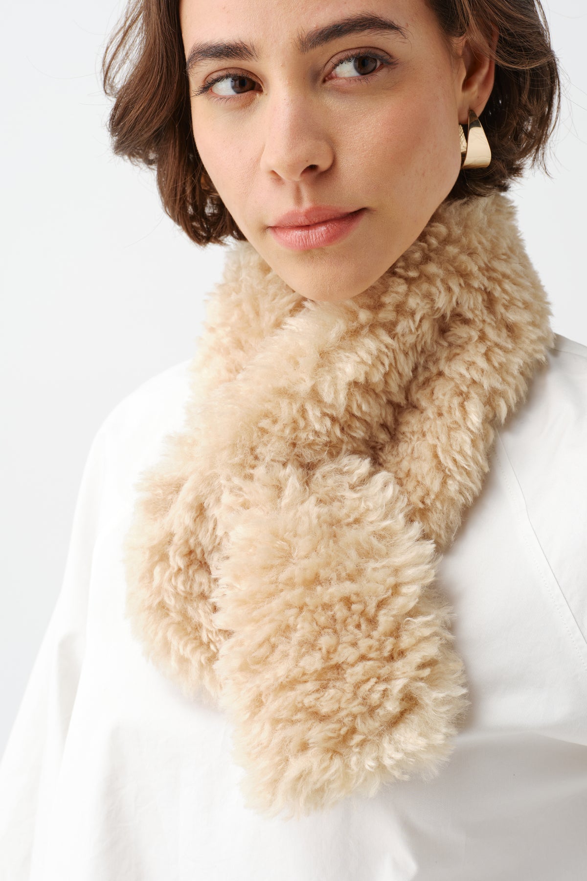 Tiptop Faux Fur Scarf – Helen Moore