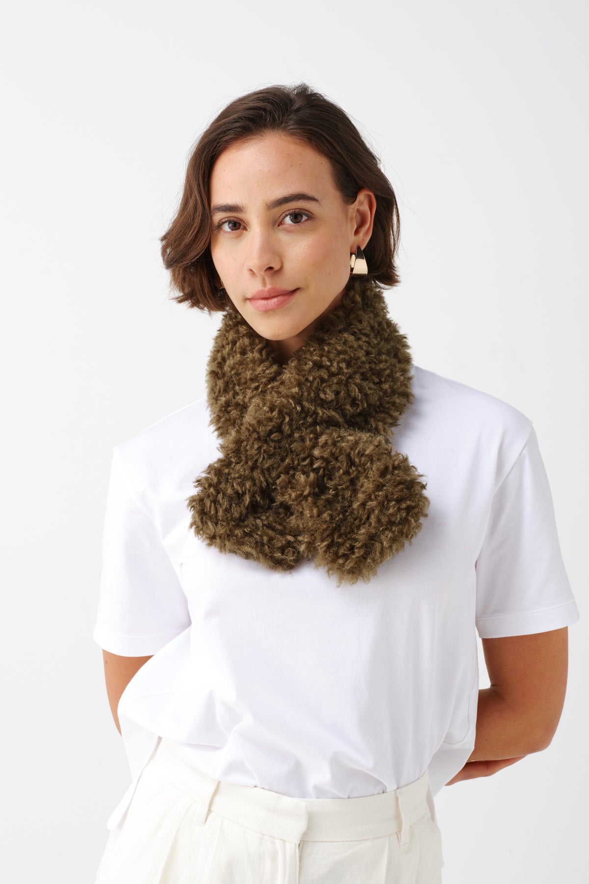 Tiptop Faux Fur Scarf – Helen Moore
