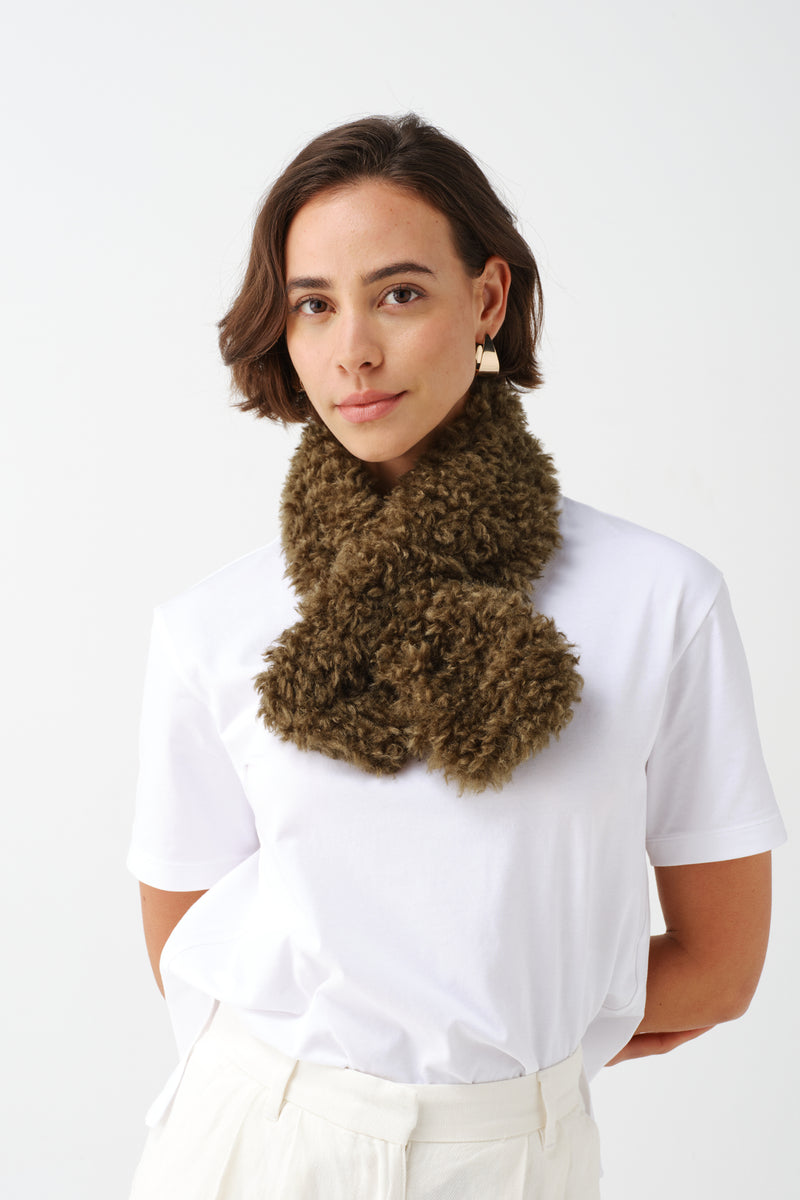 Tiptop Faux Fur Scarf by Helen Moore