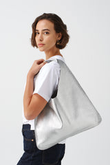 Leather Triangle Bag by Helen Moore