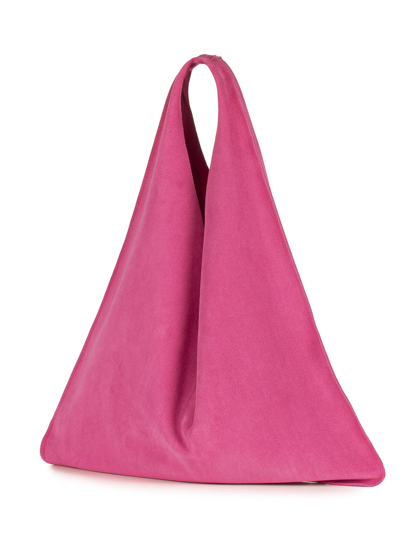 Suede Triangle Bag by Helen Moore