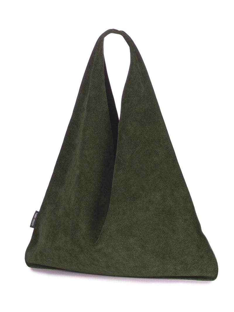 Suede Triangle Bag by Helen Moore