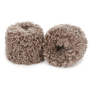 Taupe Faux Sheepskin