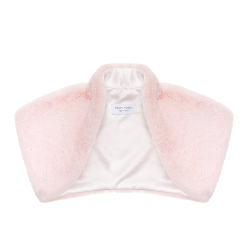Truffle Faux fur bolero by Helen Moore