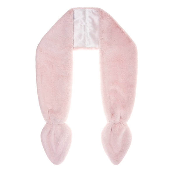 Ivory Cloud Faux fur vixen scarf by Helen Moore