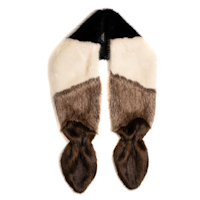 Multi Vixen Faux Fur Scarf by Helen Moore