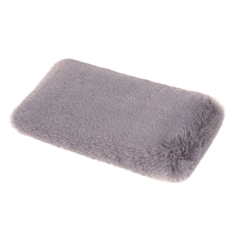 Grey Cloud Faux Fur Eye Pillow by Helen Moore