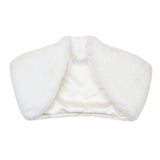 Mist Cloud Faux fur bolero by Helen Moore