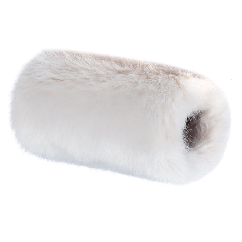 Children's Cream faux fur wedding muff by Helen Moore