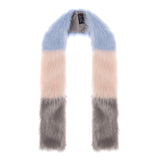 Patch Faux Fur Scarf by Helen Moore