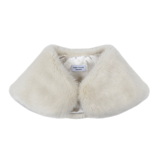 Ermine faux fur shoulder Wrap from the Wedding Colletion by Helen Moore