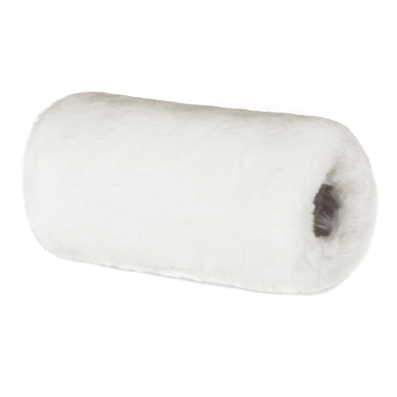 Ivory Cloud faux fur children's wedding muff by Helen  Moore