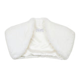 Children's Faux Fur Wedding Bolero by Helen Moore