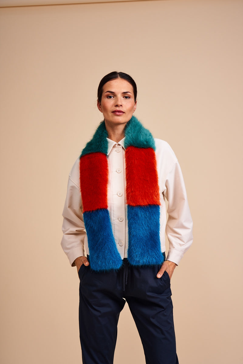 Patch Scarf by Helen Moore
