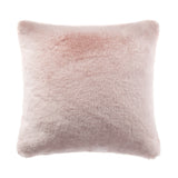 Blossom pink cloud faux fur cushion by Helen Moore