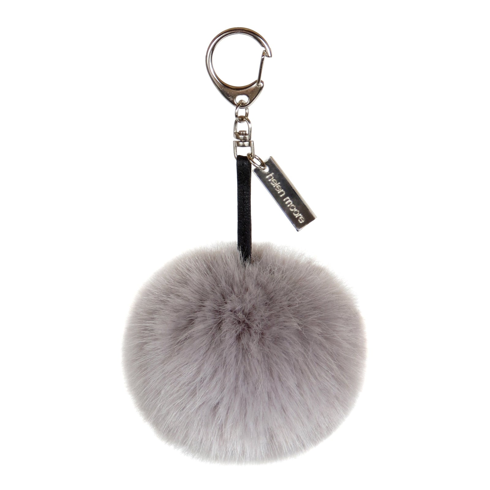 Faux fur Pom Pom Keyring by Helen Moore