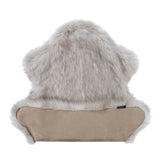Beige/grey faux fur skin by Helen Moore called Oyster