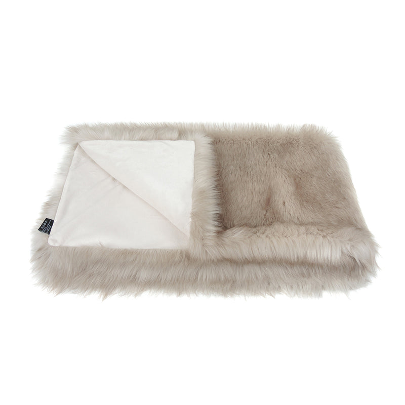 Faux Fur Comforter Throw by Helen Moore