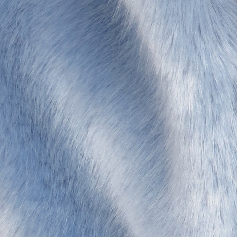 Powder Blue Faux Fur Swatch by Helen Moore