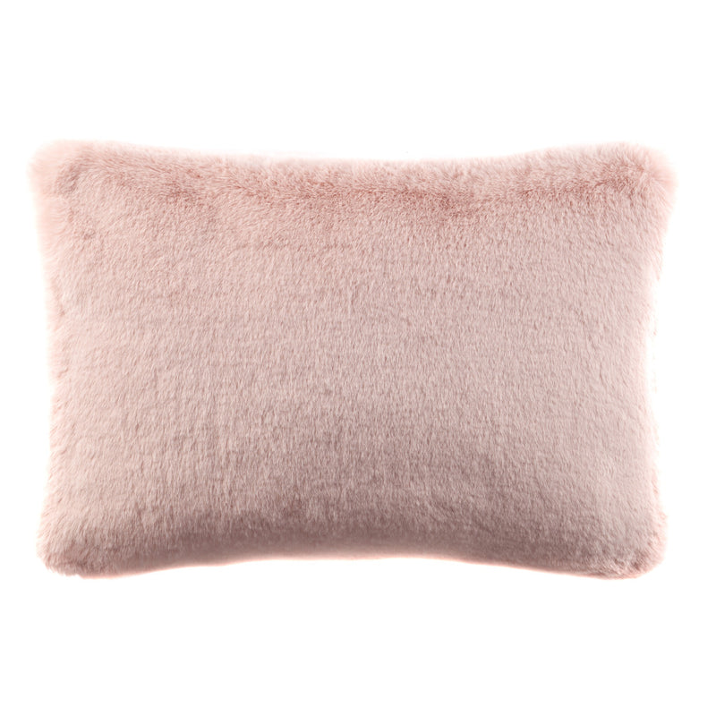 Rectangular cushion in Blossom pink cloud  by Helen Moore